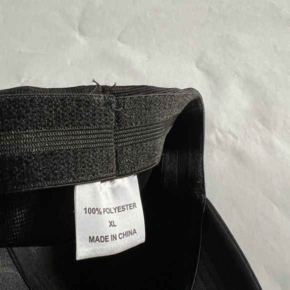 Solid Black Baseball Cap - XL - Picture 3 of 3